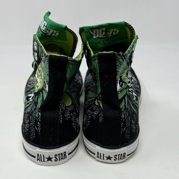 Converse All Star Hi DC Comics Green Lantern Shoes Mens 8 Womens 10 Graphic - Picture 14 of 16